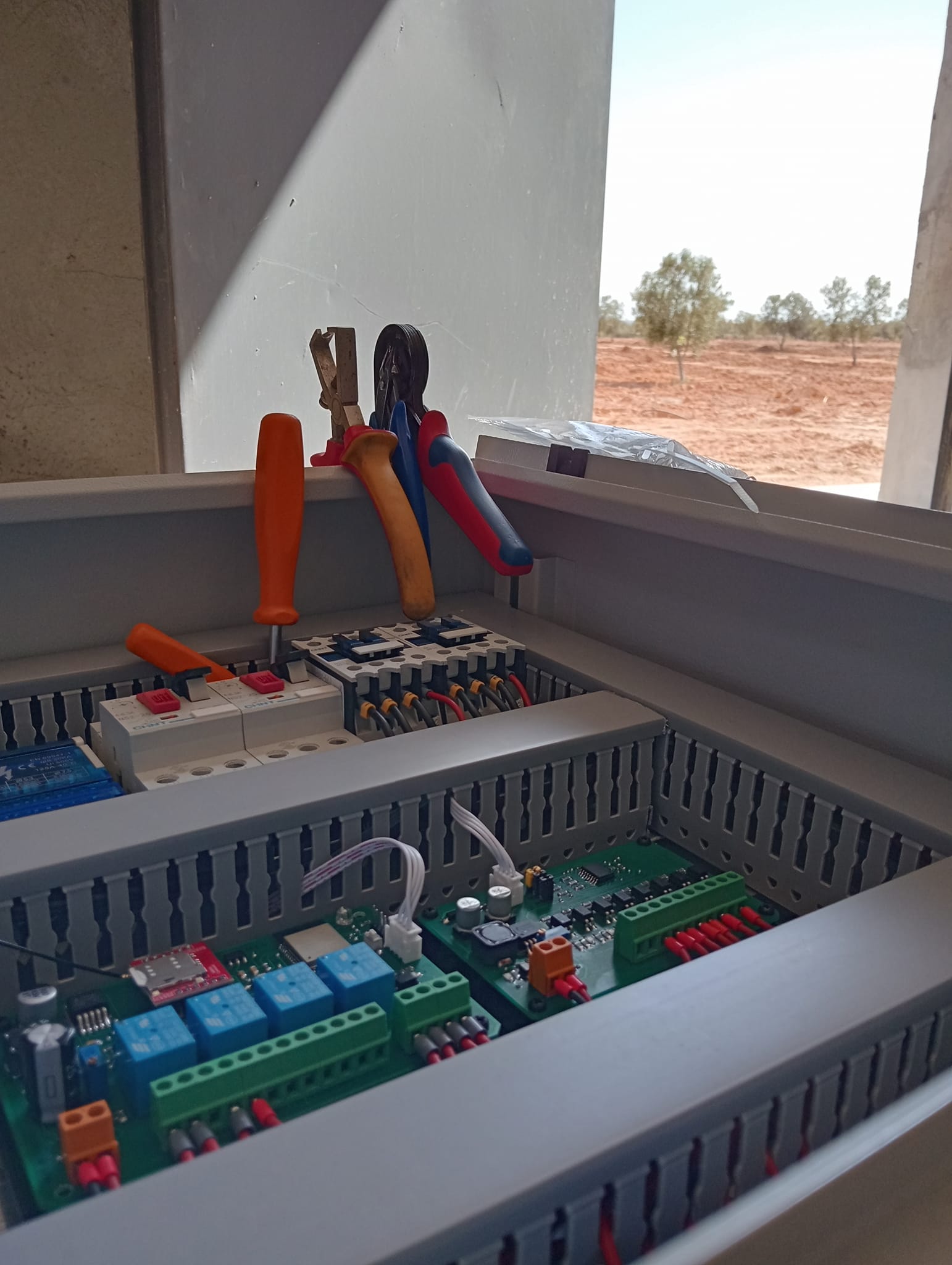 Cablage des armoires électriques